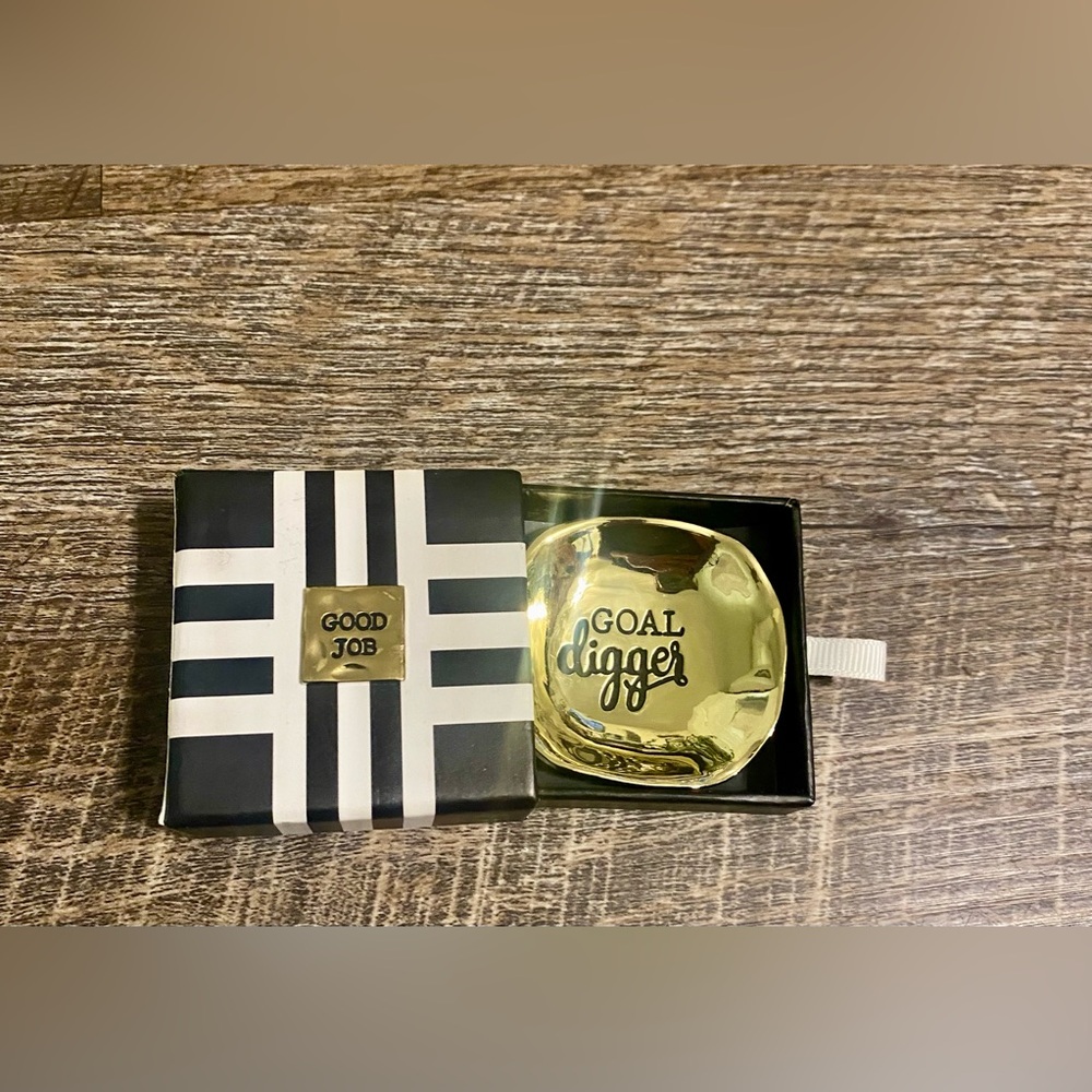 Inspiration Trinket Dish Good Job Gold Digger Trinket Tray
